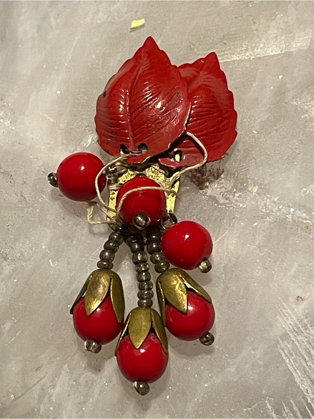 Vintage Czech Fur Clip #8972
